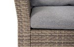 Luxury 5-Seater Black Rattan Garden Lounge Set