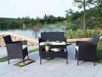 Chicreat Polyrattan Lounge Set for Indoor/Outdoor