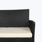 Chicreat Polyrattan Lounge Set for Indoor/Outdoor
