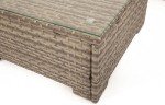 Luxury 5-Seater Black Rattan Garden Lounge Set