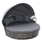 Bali 3-Piece Patio Rattan Lounger Set