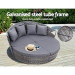Bali 3-Piece Patio Rattan Lounger Set