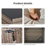 Acorn Living Rattan Outdoor Furniture Set for 4