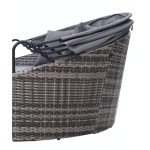 Bali 3-Piece Patio Rattan Lounger Set