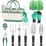 11-Piece Aluminum Garden Tools Set with Bag
