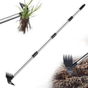 LAWFYMORI Long Handle Weed Puller Tool 150cm