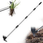 LAWFYMORI Long Handle Weed Puller Tool 150cm