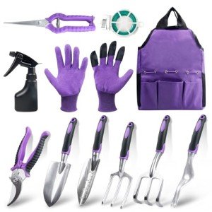 11-Piece Heavy-Duty Garden Tools Set with Bag