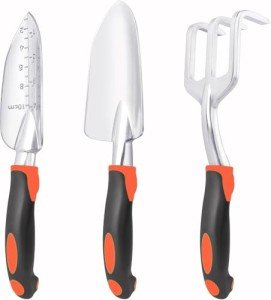 3-Piece Aluminum Gardening Tools Set for Women