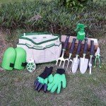 11-Piece Aluminum Garden Tools Set with Bag