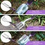 11-Piece Heavy-Duty Garden Tools Set with Bag
