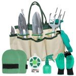 11-Piece Heavy Duty Garden Tool Set with Bag