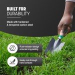 3-Piece Garden Tool Set with Carbon Steel Blades