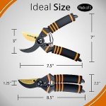 JiveSnip Titanium Bypass Pruning Shears for Gardens