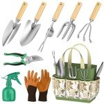 9-Piece Stainless Steel Garden Tools Set
