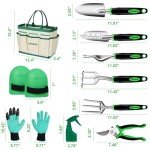 11-Piece Garden Tools Set with Tool Bag
