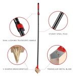 Mitclear Long Handle Weed Removal Brush Tool