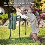 VonHaus 2-in-1 Garden Kneeler and Seat Set