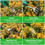 11-Piece Garden Tools Set with Tool Bag
