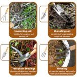9-Piece Stainless Steel Garden Tools Set