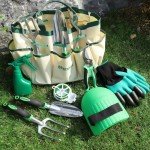 11-Piece Garden Tools Set with Tool Bag