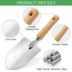 3-Piece Garden Tool Set with Wood Handles