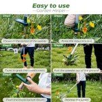Walensee Stand-Up Weed Puller with 3 Claws