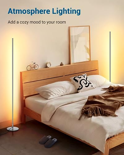 Minimalist Dimmable LED Corner Floor Lamp