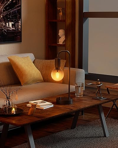 Minimalist Industrial Dimmable Table Lamp with Bulb