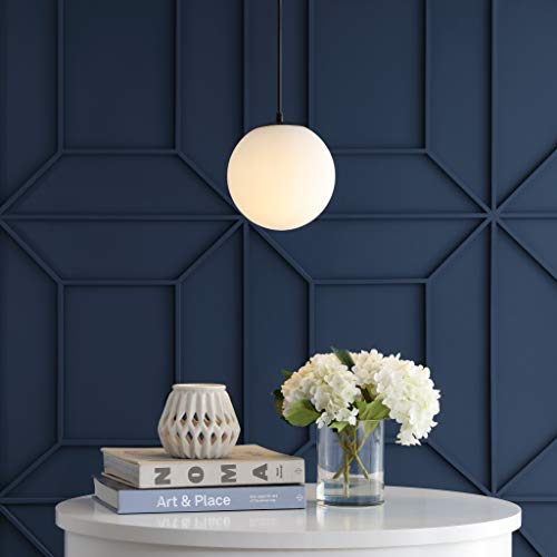 Bleecker 7.75" Minimalist LED Globe Pendant Light