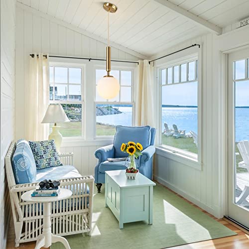 Minimalist Modern Pendant Light with Matte Glass