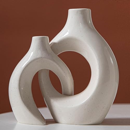 Matte Ceramic Candle Holders Set for Minimalist Decor