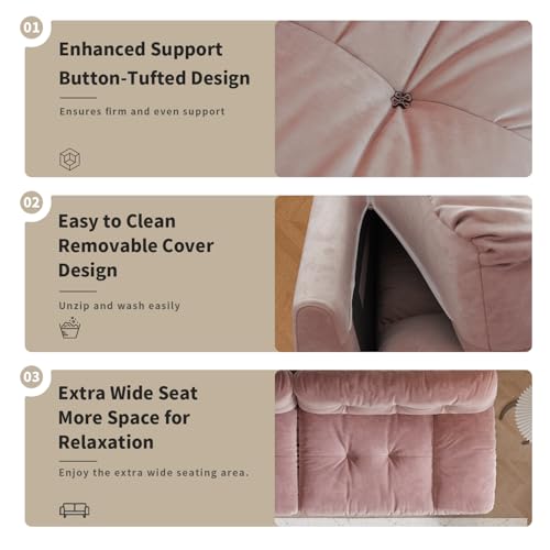 Beige Cloud Modular Sectional Sofa with Pillows