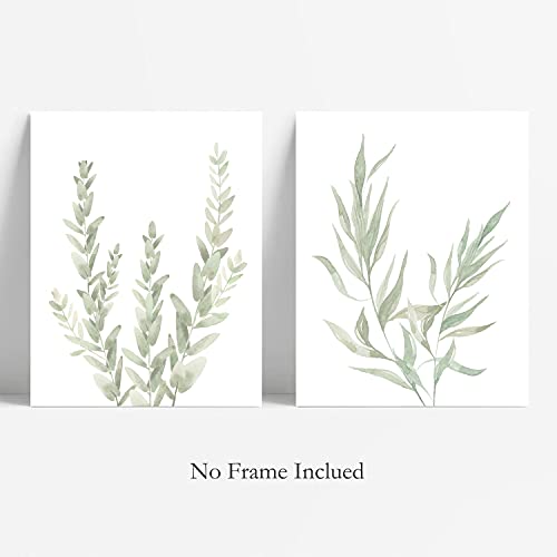Boho Eucalyptus Wall Art Set - Minimalist Decor