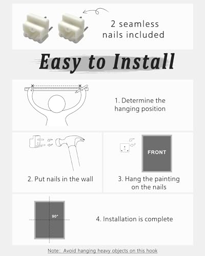 Framed Minimalist Botanical Canvas Wall Art 8x10