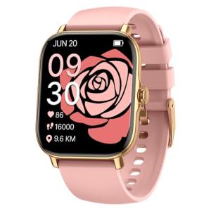 Fitness Smartwatch with Bluetooth Call and Step Tracker
