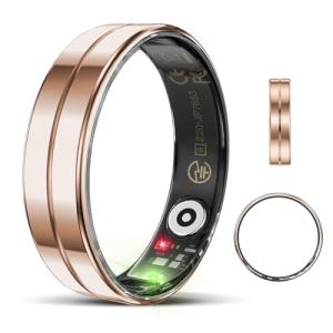 Ultra-Thin Smart Fitness Ring with Sleep Tracker