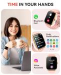 Fitness Smartwatch with Bluetooth Call and Step Tracker