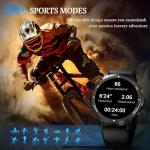 Men’s Waterproof Smartwatch with Fitness Tracker and Bluetooth