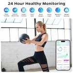 Ultra-Thin Smart Fitness Ring with Sleep Tracker