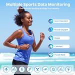 Ultra-Thin Smart Fitness Ring with Sleep Tracker