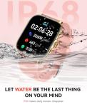 Fitness Smartwatch with Bluetooth Call and Step Tracker