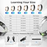 Ultra-Thin Smart Fitness Ring with Sleep Tracker