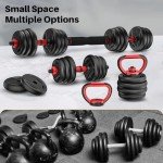 Adjustable 20KG Dumbbells Set for Home Workout