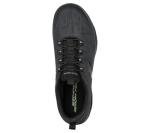 Skechers Men's Louvin Black Sneakers, Size 12