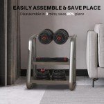 Adjustable 20KG Dumbbells Set for Home Workout