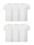 Fruit of the Loom 6 Pack Crew T-Shirts, White