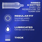 Durex Prolong Delay Condoms, 12 Count