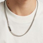 Calvin Klein Men's Silver Chain Necklace