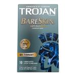 Trojan Bareskin Thin Lubricated Condoms - 10 Pack